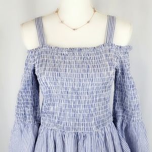 Altr'd State Dress Blue White Size Large